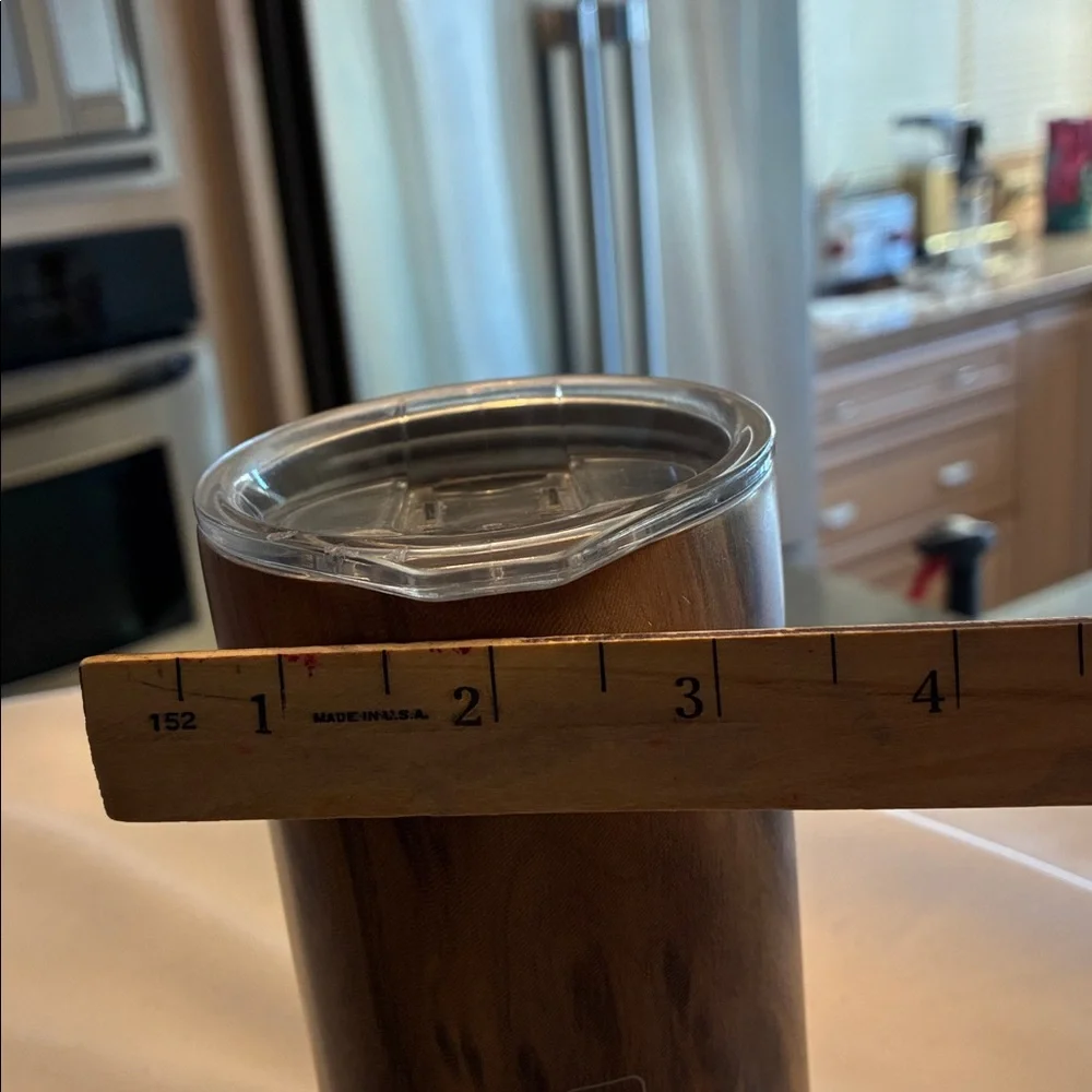 BrüMate Wood Grain Tumbler Insulated Walnut Bottle Cooler in Stylish Wood Grain